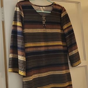 Warm Striped Dress